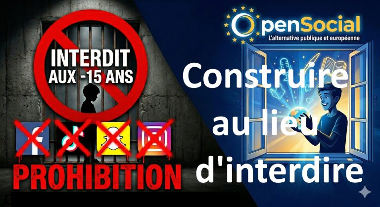 Nos enfants méritent mieux qu&rsquo;une interdiction. Ils méritent un outil à leur hauteur.