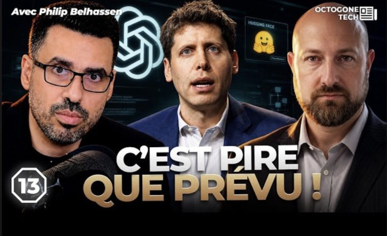 Philip Belhassen, Sam Altman et Idriss Aberkane — Octogone Tech n° 13, « C’est pire que prévu ! »